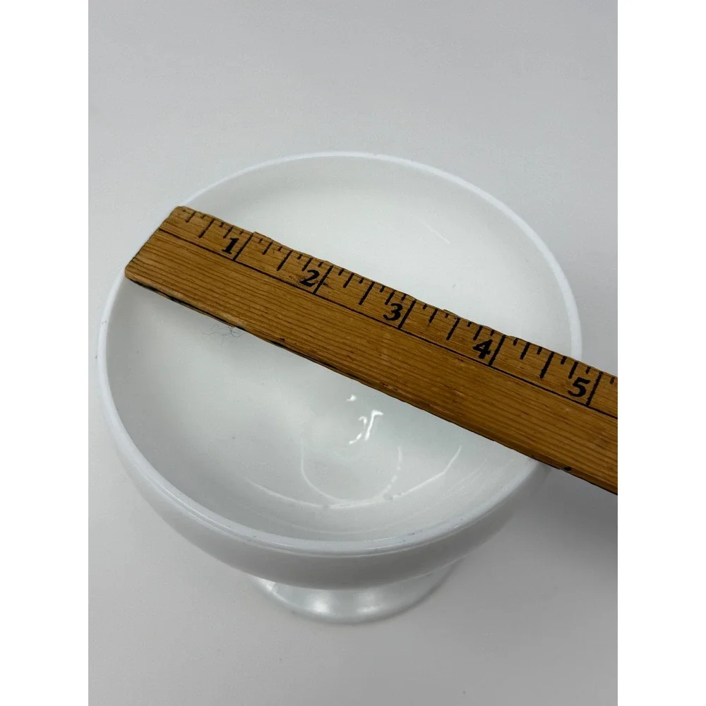 Indiana Glass Milk Glass Candy Box with Cover White Beaded Pedestal Dish Vintage